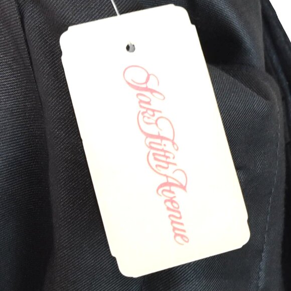 Saks Fifth Avenue Vintage Deadstock 100% Woorsted Wool Pants 36 Gray Unhemmed - Picture 9 of 12